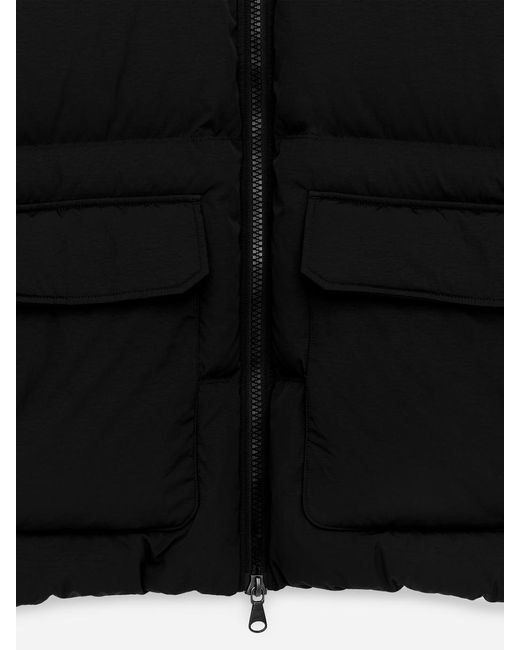 ARKET Black Upcycled Down Jacket for men