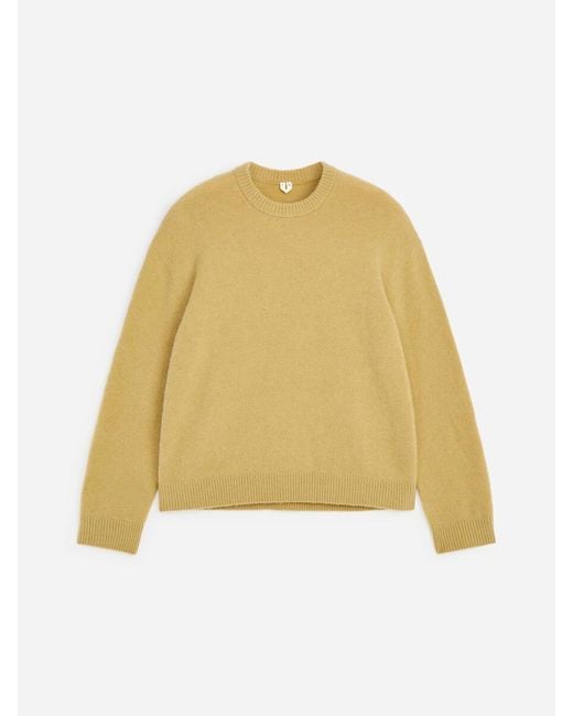ARKET Natural Alpaca-Merino Wool Blend Jumper for men