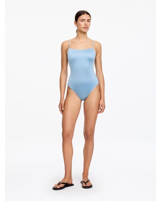 ARKET White Shiny Swimsuit