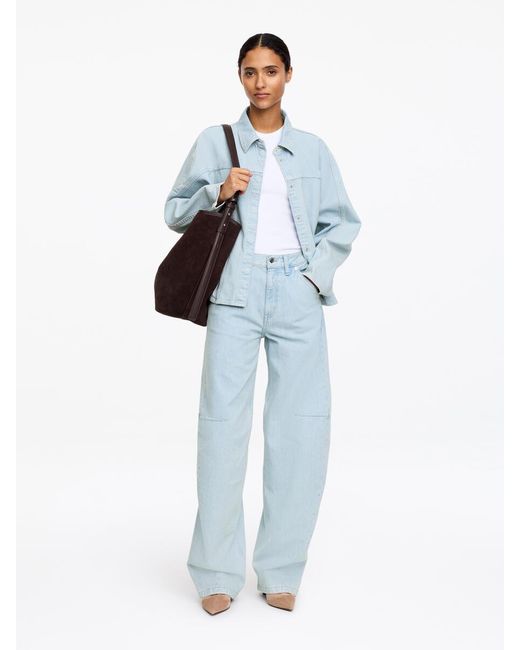 ARKET Blue Pine Relaxed Barrel Jeans