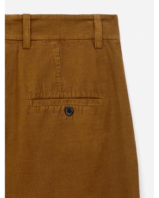 ARKET Yellow Cordhose Mit Hohem Bund