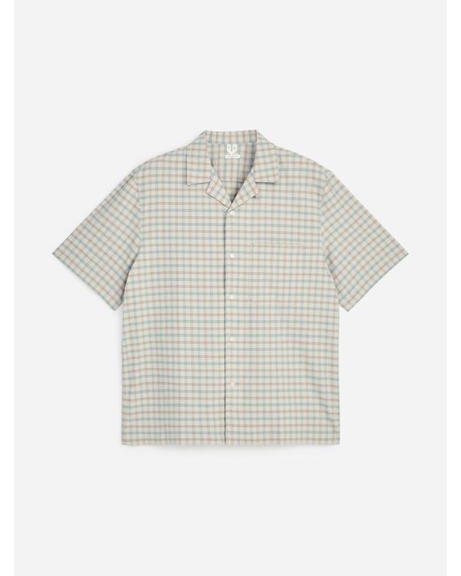 ARKET White Seersucker Resort Shirt for men