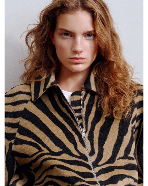 ARKET Natural Jacquard Jacket