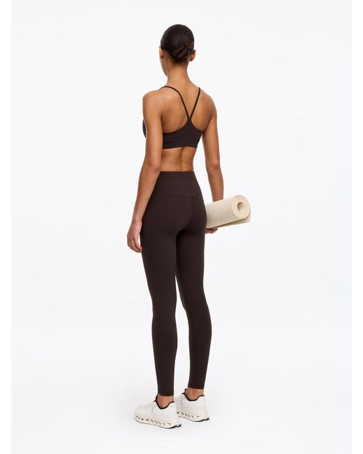 ARKET White Soft Active Leggings