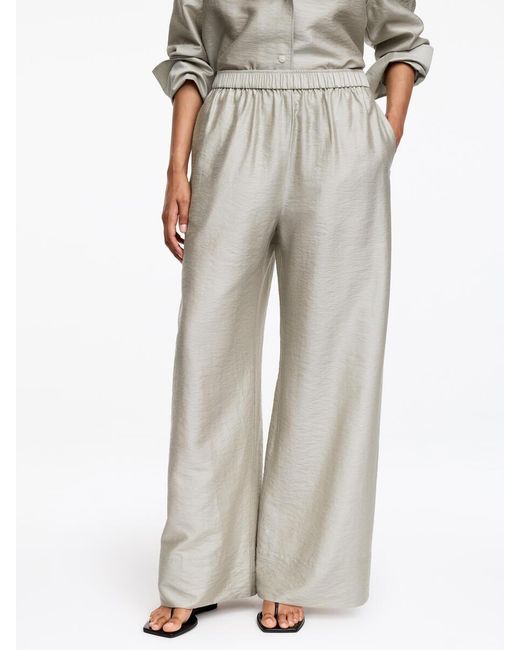 ARKET White Relaxed Trousers