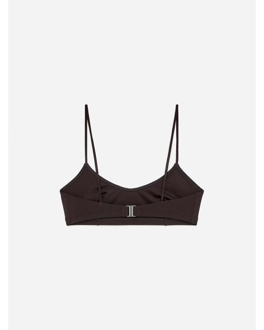 ARKET Brown Bikini Top
