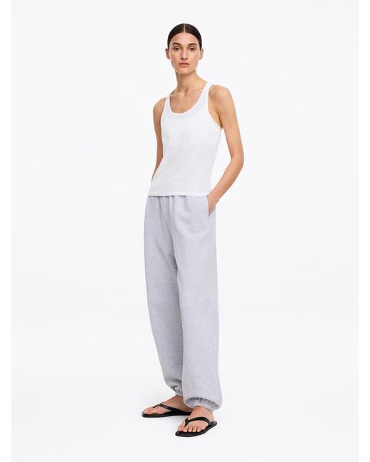 ARKET White Mesh Tank Top