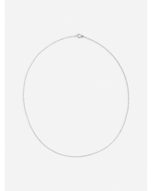 ARKET White Medium Sterling Chain Necklace for men