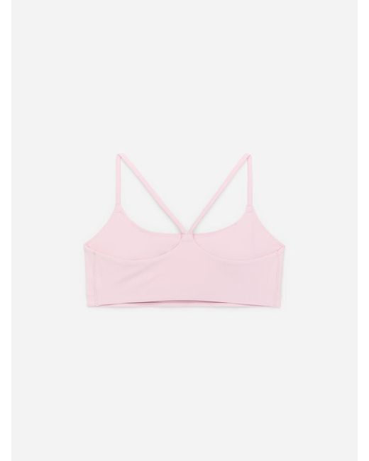 ARKET White Soft Stretch Sports Bra