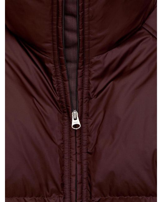 ARKET Red Upcycled Down Puffer Jacket