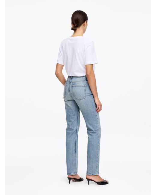 ARKET Blue Jade Long Slim Jeans