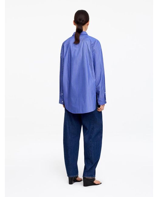 ARKET Blue Oversized Shirt
