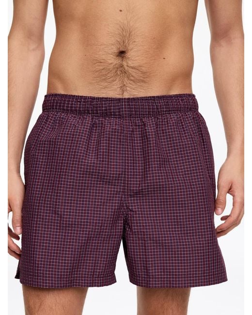 ARKET Red Allover-Printed Swim Shorts for men