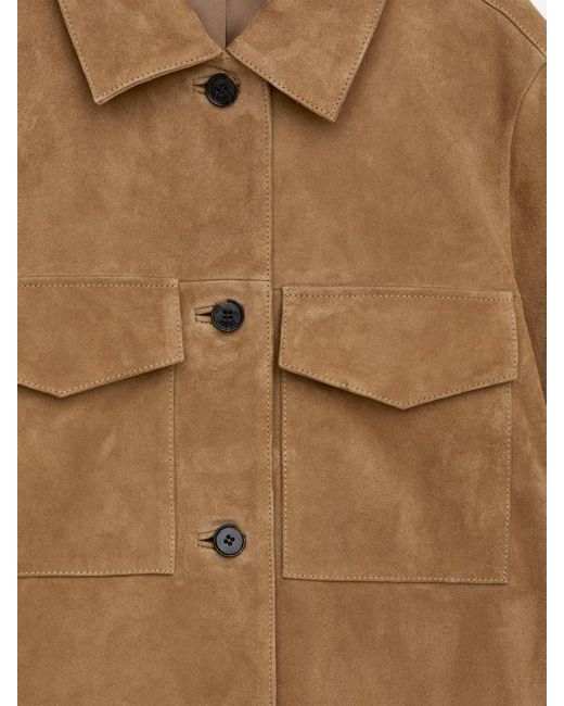 ARKET Natural Suede Jacket