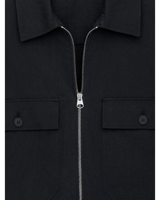 ARKET Blue Zip Overshirt for men