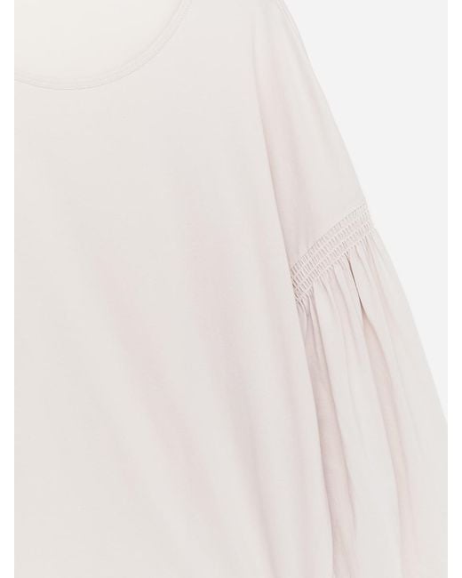 ARKET White Balloon-Sleeve Cotton Blouse