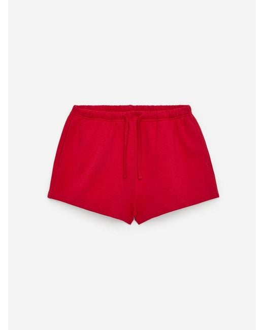ARKET Red Cotton Terry Shorts