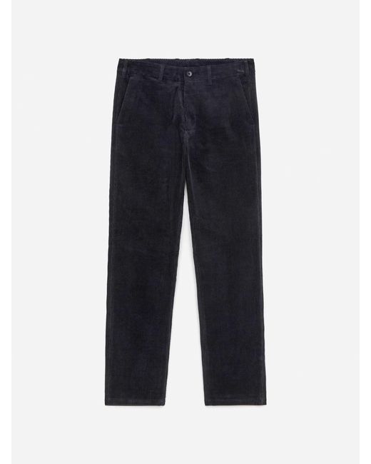 ARKET Blue Straigh-fit Corduroy Chinos for men