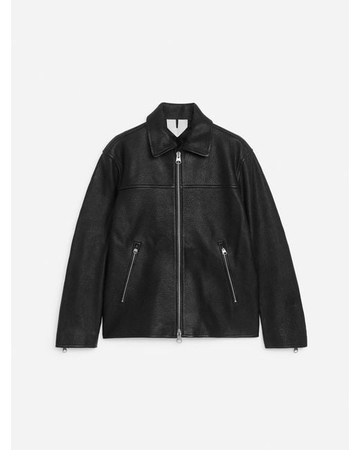ARKET Lederjacke in Black für Herren