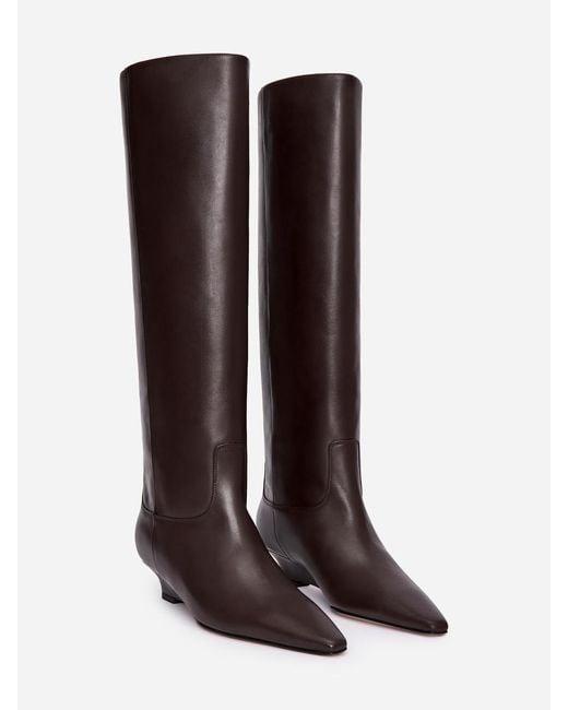 ARKET Black Lederstiefel