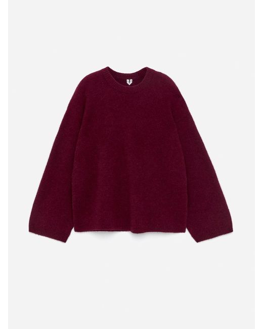 ARKET Purple Alpaca-Wool Blend Jumper