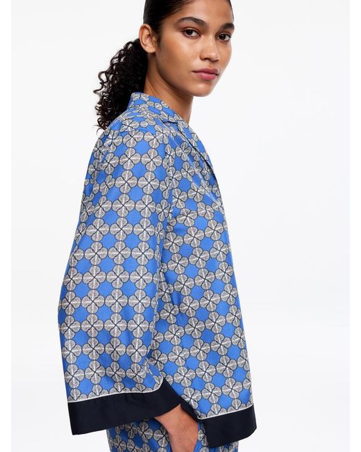 ARKET Blue Lyocell Blend Shirt