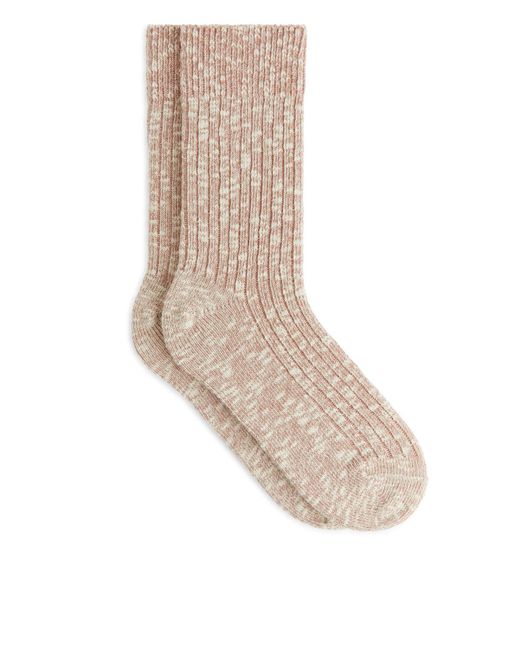 ARKET Natural Chunky Knit Socks