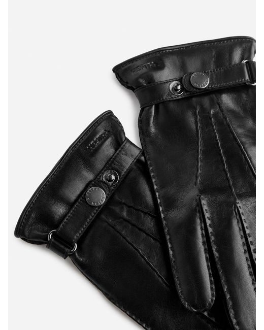 ARKET Black Hestra Jake Gloves for men