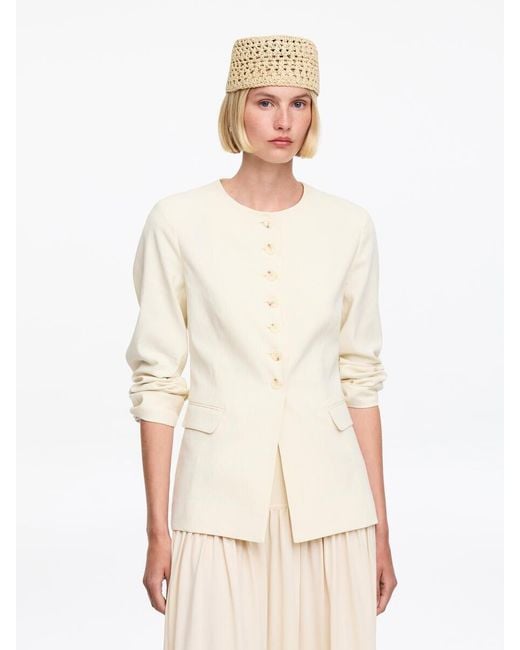 ARKET White Straw Hat