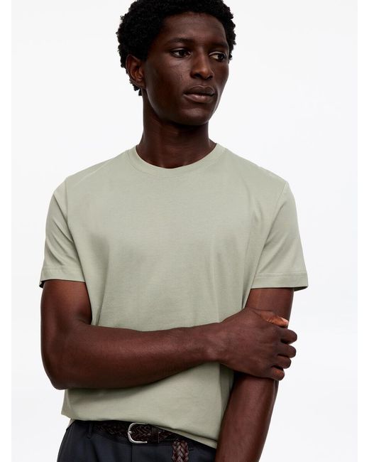 ARKET Gray 170 Gsm Regular T-Shirt for men