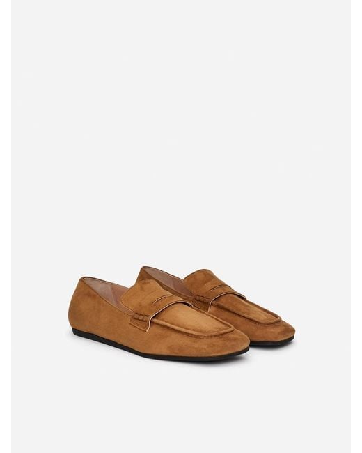 ARKET White Suede Loafers