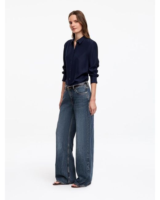 ARKET Blue Elm Low Flared Jeans