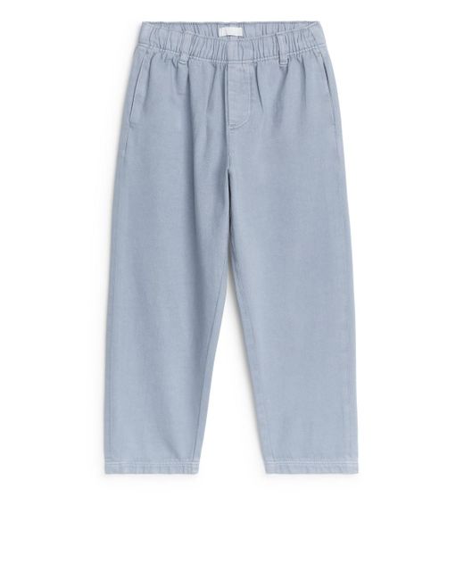 ARKET Blue Relaxed Chino Trousers for men