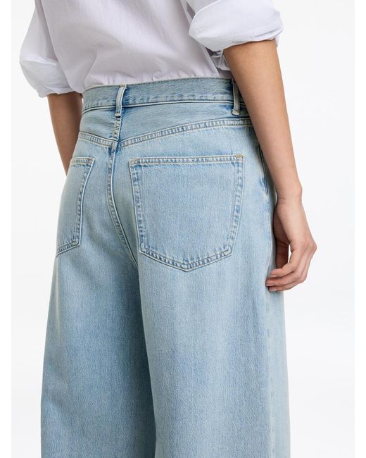 ARKET Blue Cedar Oversized Wide Jeans