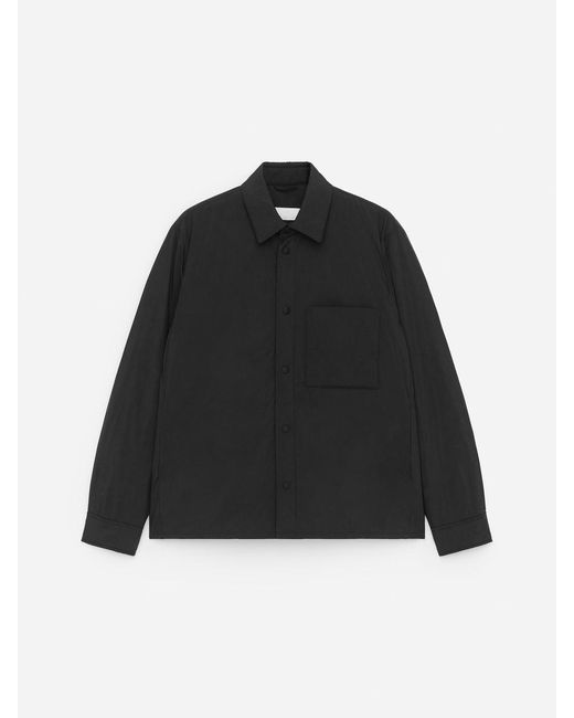 ARKET Black Light-Padded Overshirt for men