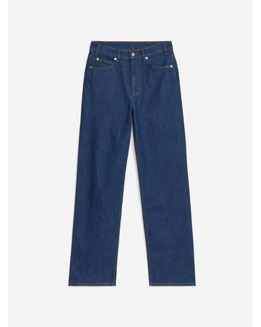 ARKET Blue Poplar High Relaxed Jeans