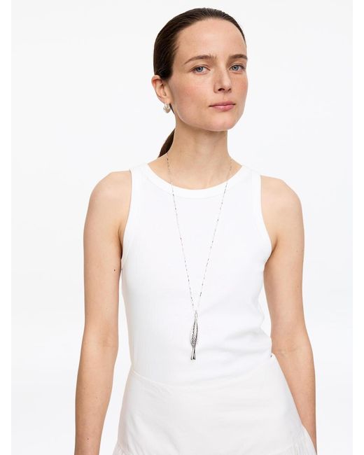 ARKET White Rib Tank Top