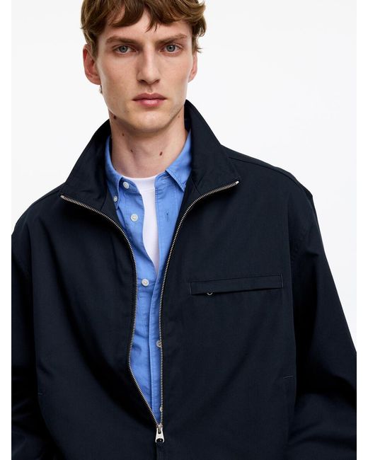 ARKET Blue Boxy Jacket for men