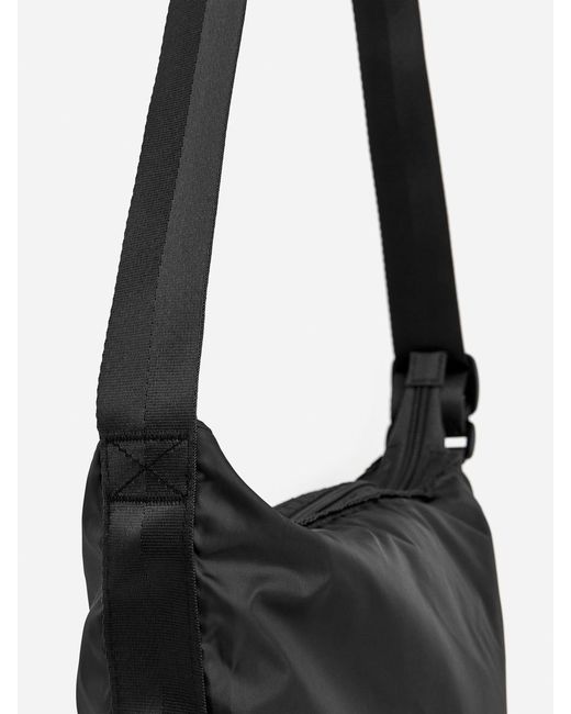 ARKET Black Packable Small Messenger Bag for men