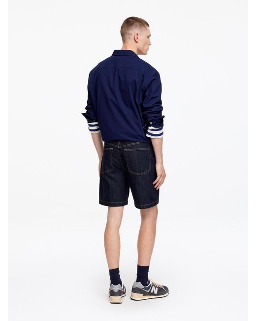 ARKET Blue Relaxed Denim Shorts for men