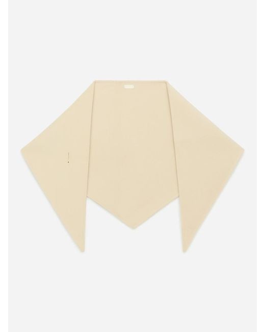 ARKET Natural Triangle Wool Scarf