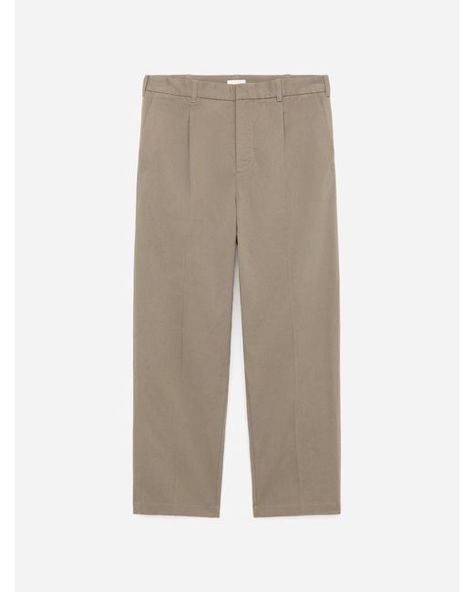ARKET Green Loose Fit Cotton Trousers for men