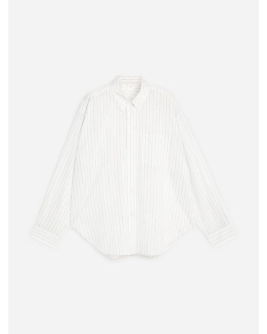 ARKET White Cotton-Silk Shirt