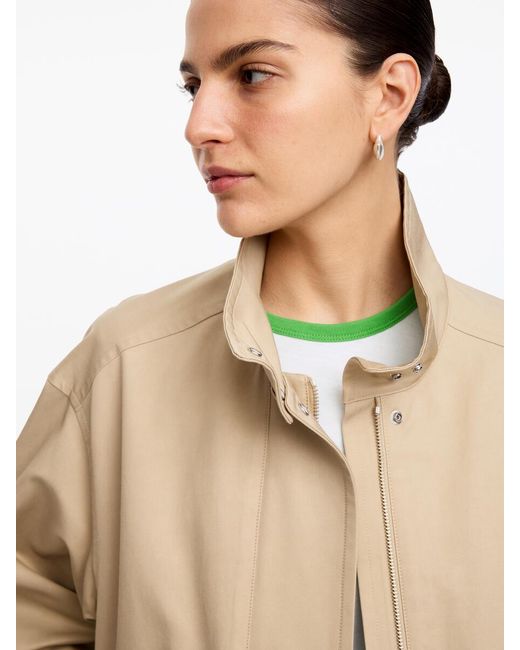 ARKET Green Contrast-Binding T-Shirt