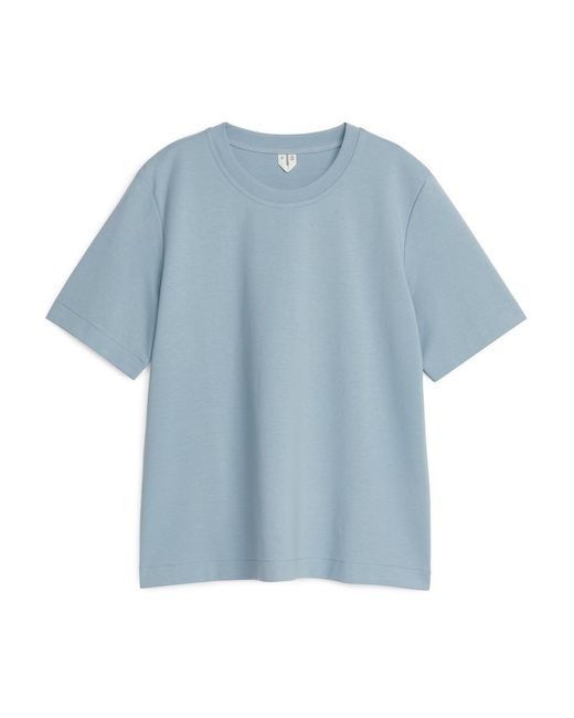 ARKET Blue Schweres T-Shirt