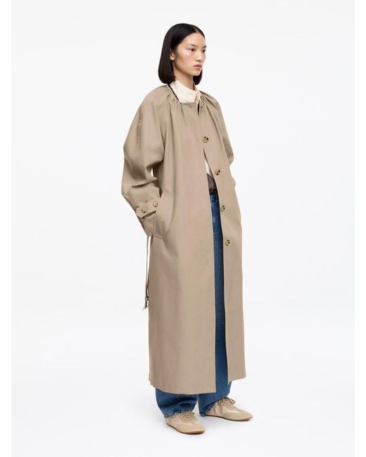 ARKET White Cotton Coat
