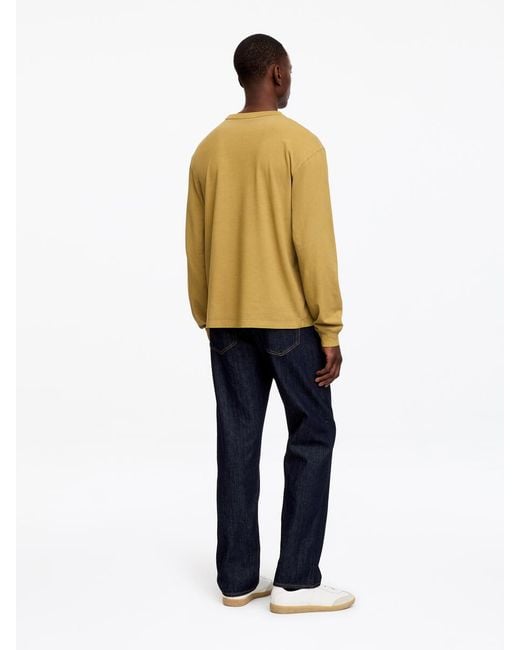 ARKET Natural Relaxed Long-Sleeve T-Shirt for men