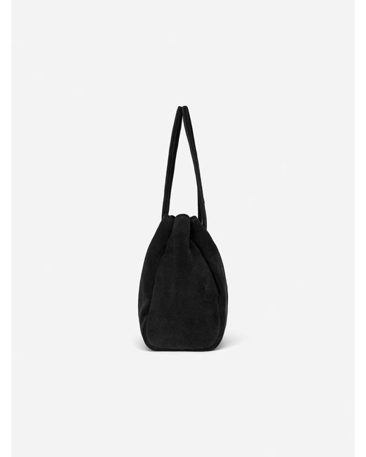 ARKET Blue Suede Tote Bag