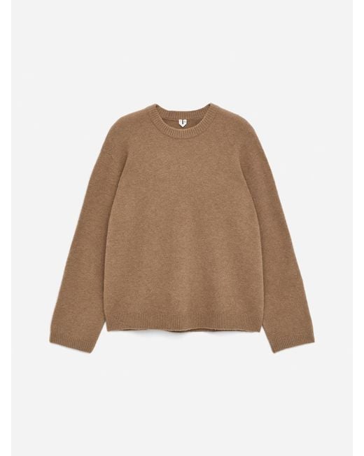 ARKET Natural Alpaca-Wool Blend Jumper for men