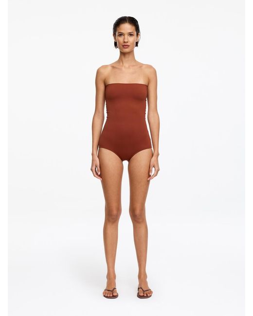 ARKET White Fold Over Bikini Bottom